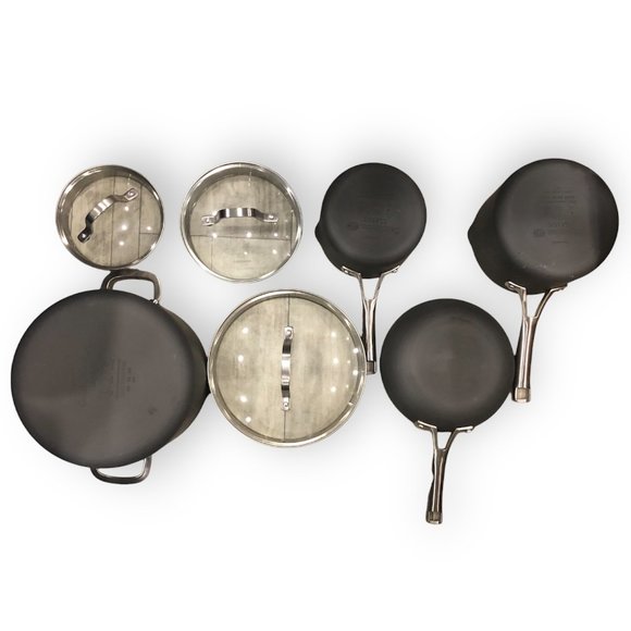 New - Calphalon Classic Non-stick 7-pc Cookware Set (without box) - Picture 2 of 15